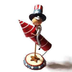 Lori Mitchell Dapper Dan the Rocket Man Patriotic Figurine